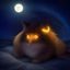 用户夜猫子玩家的头像，夜间游玩风格